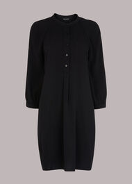 Crepe Cocoon Dress