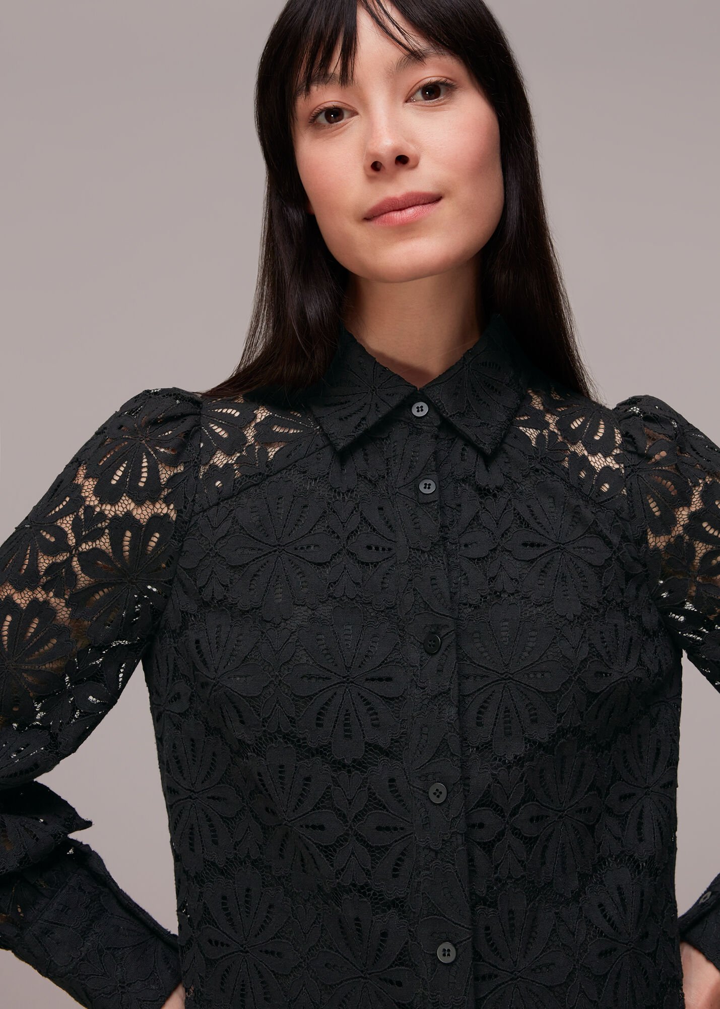Lace dress shirt 2025