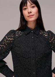 Lace Shirt Dress