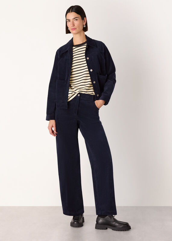 Ivory Stripe Cotton Jersey