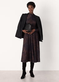 Spotted Animal Mesh Dress