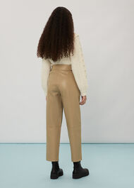 Arden Panelled Leather Trouser