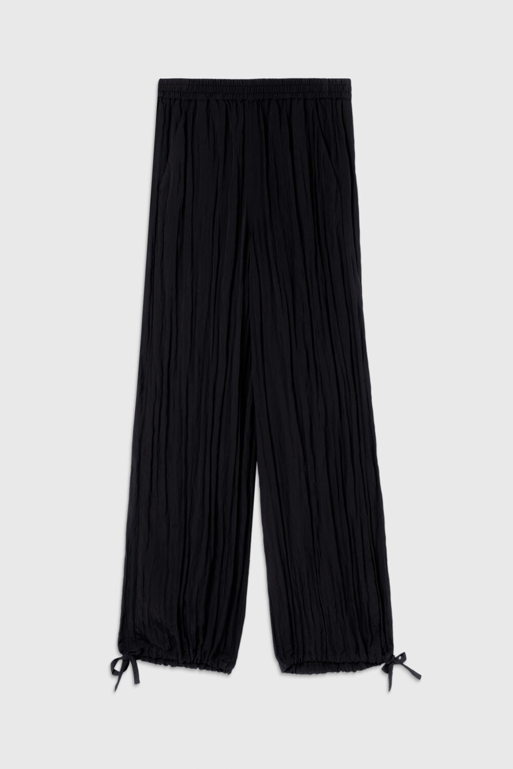 Balloon Tie Hem Trousers