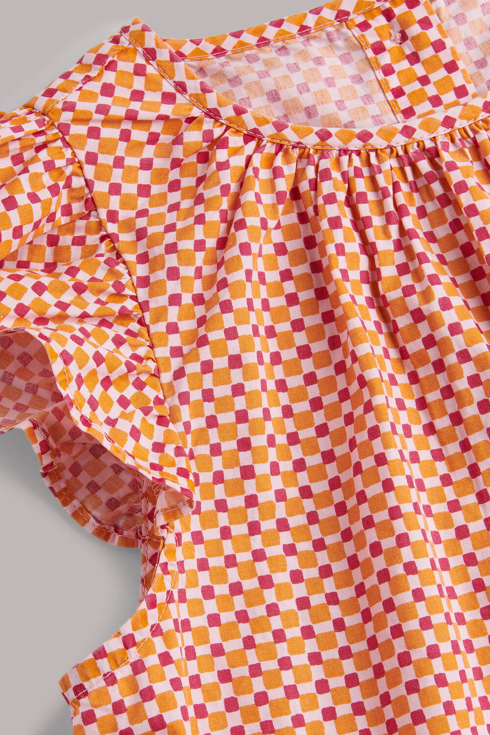 Ditsy Square Ursula Top