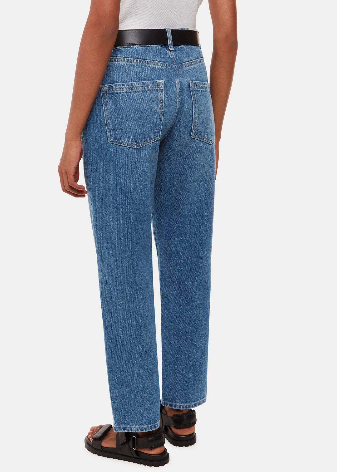 Petite Straight Leg Full Length Jean