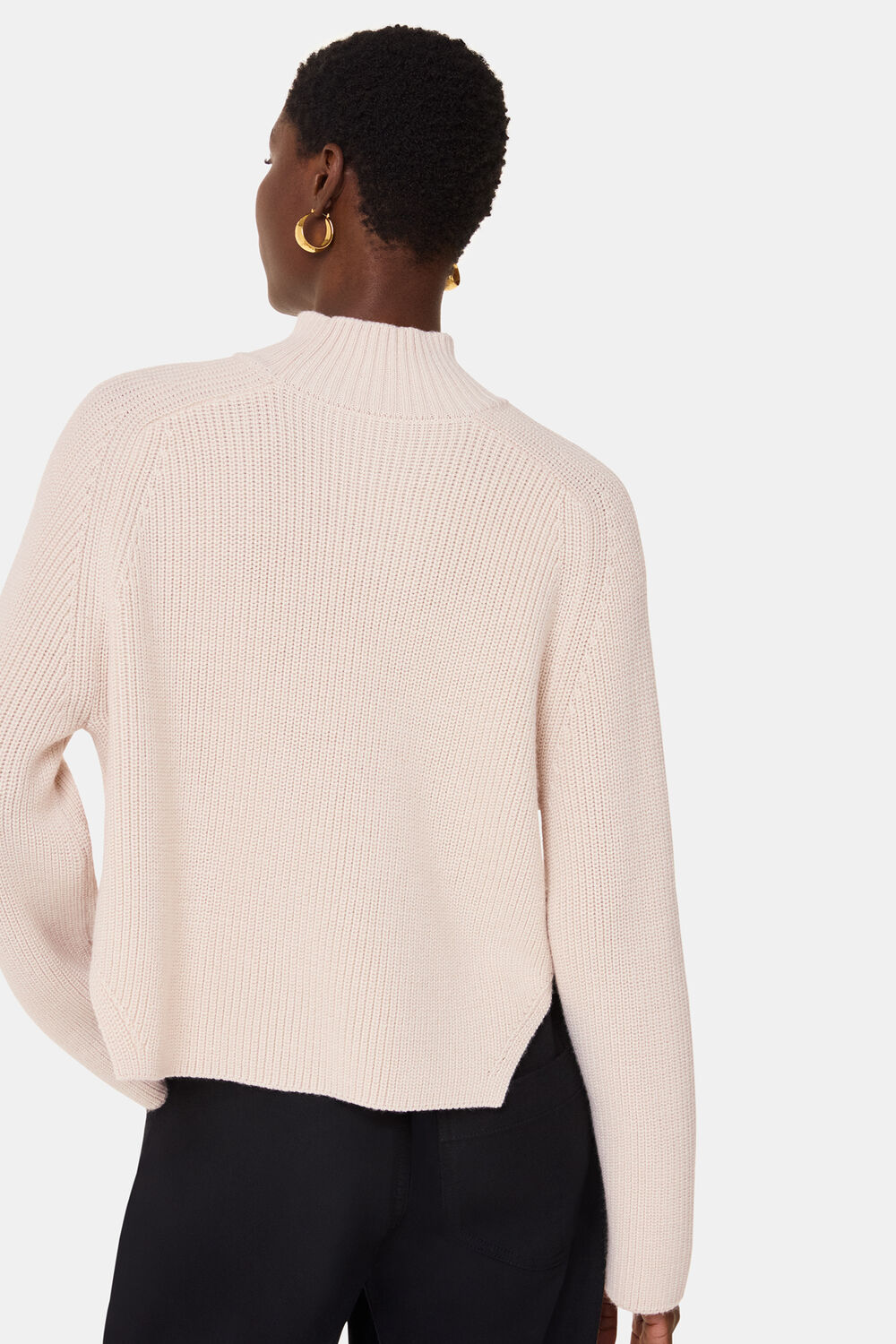Wool Mix Side Detail Knit