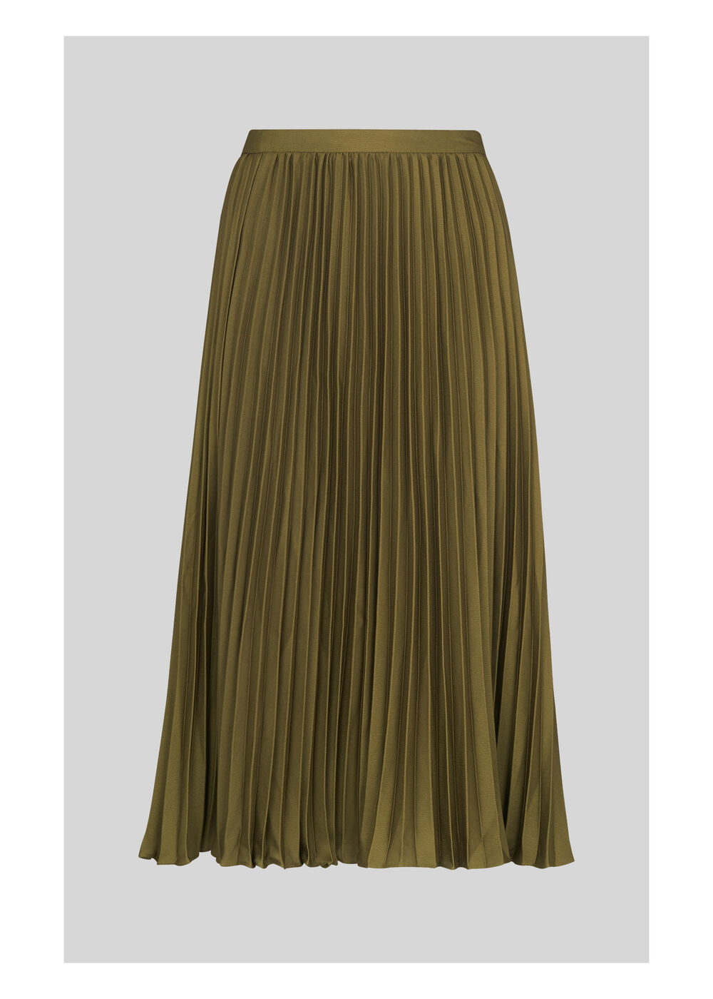 Kitty Pleated Satin Skirt