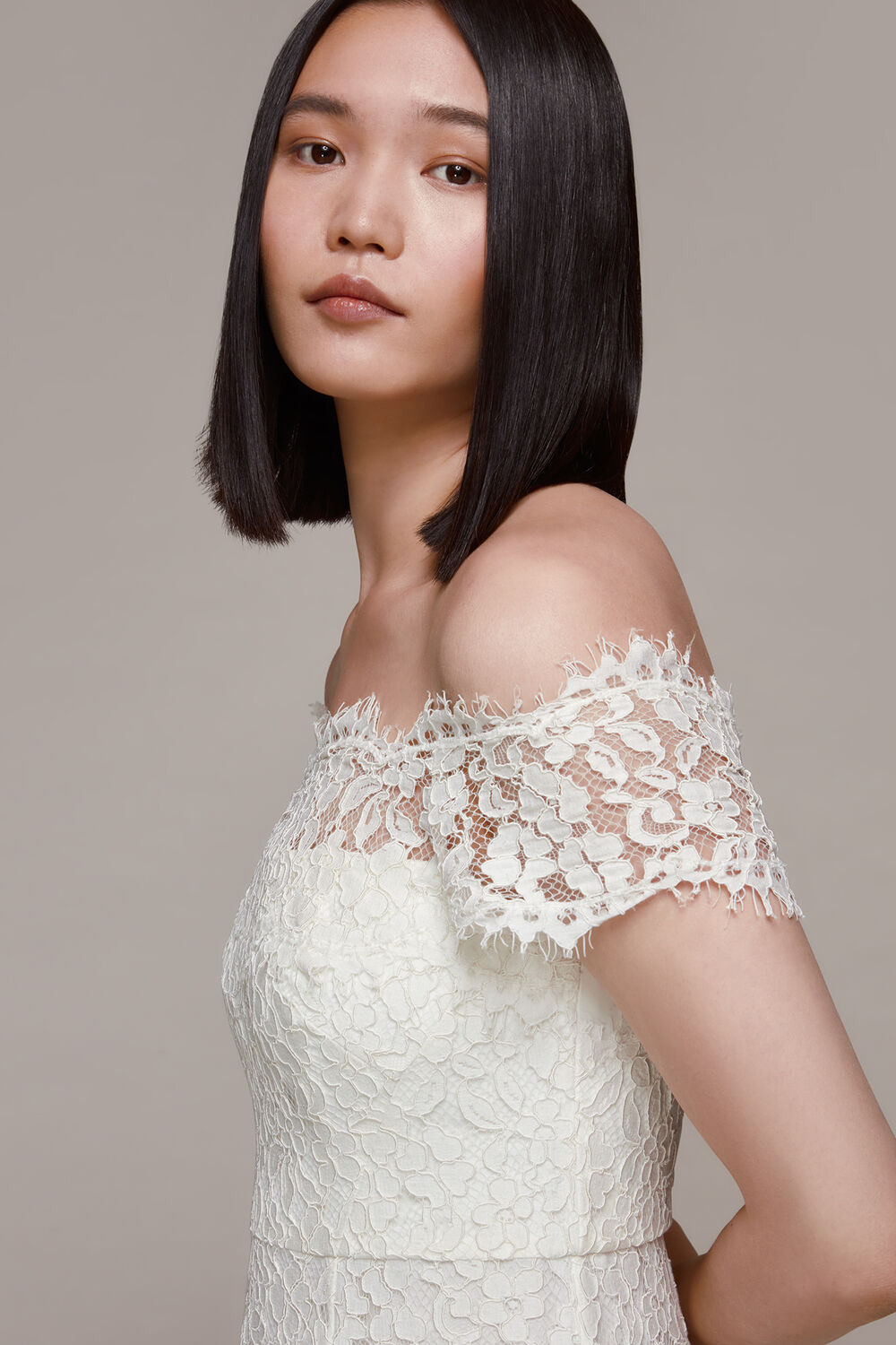 Rose Wedding Dress Ivory/Multi