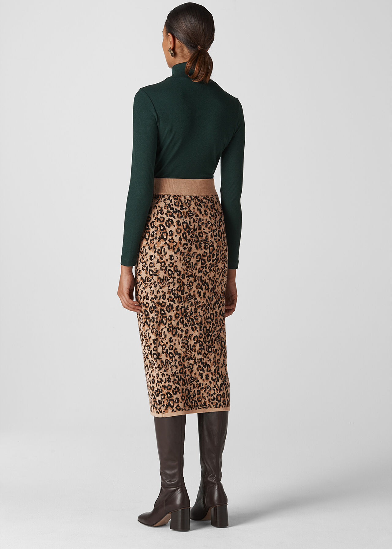 Jungle Cat Knitted Skirt