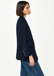 Crepe Boyfriend Blazer