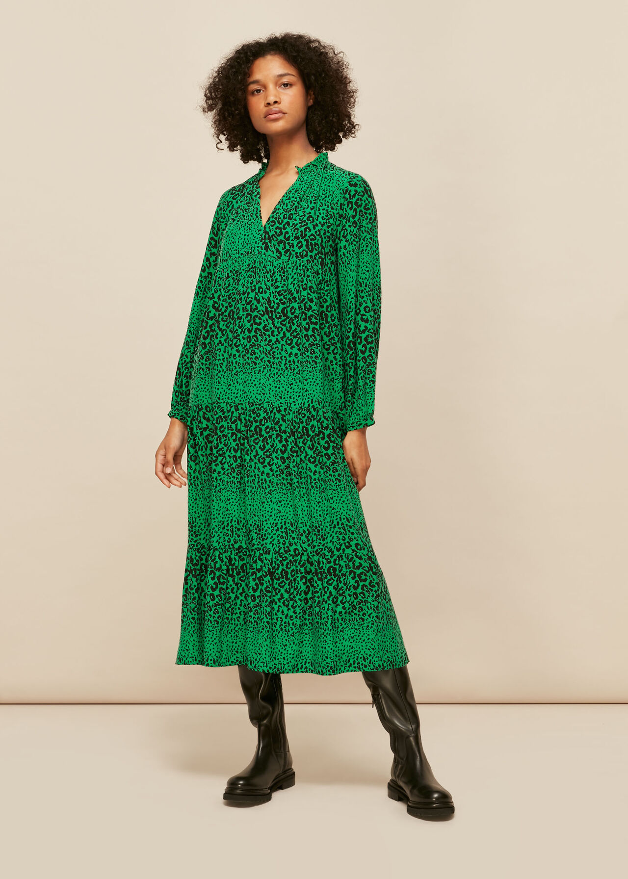 Speckled Animal Enora Dress