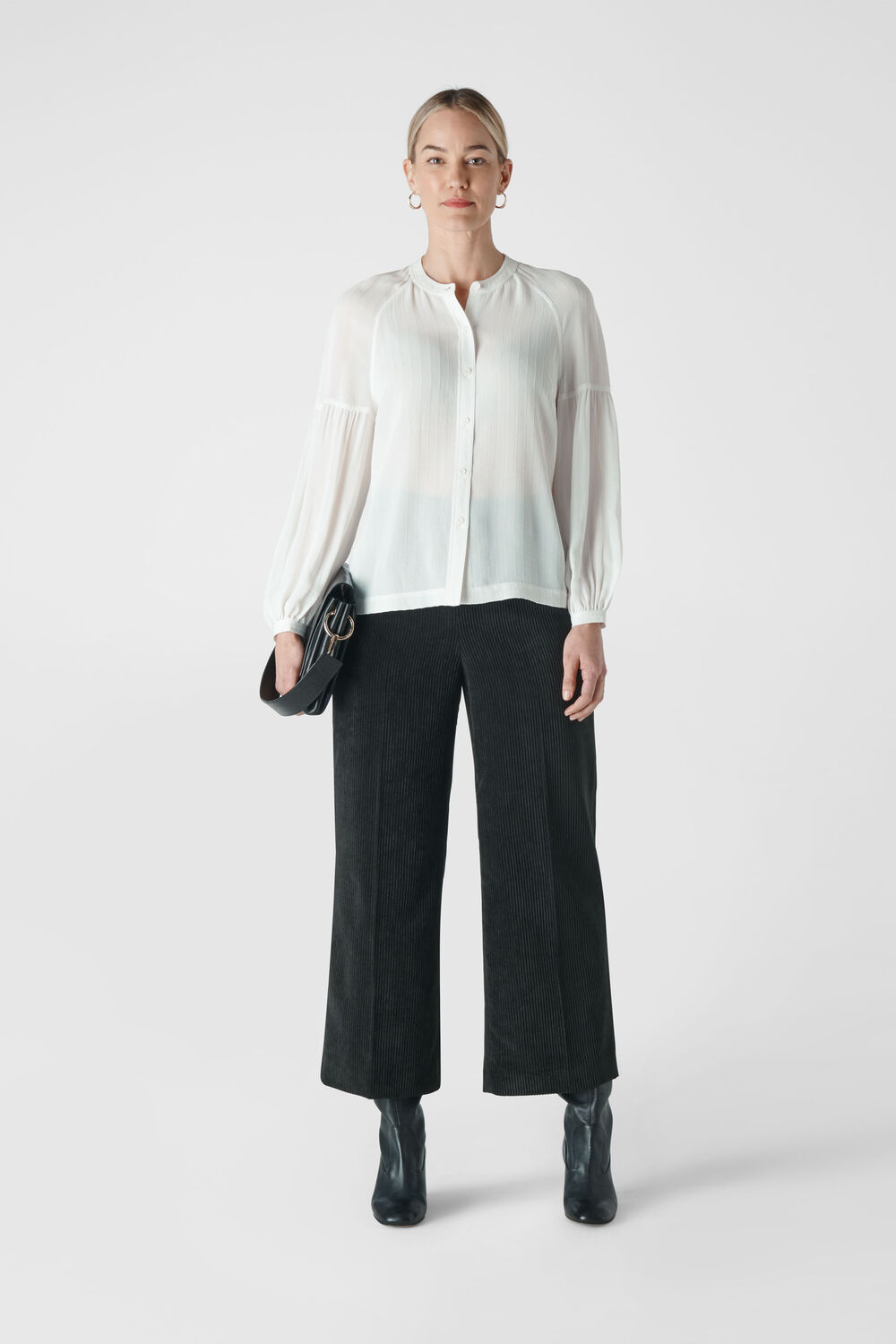 Cristen Stripe Blouse Ivory/Multi