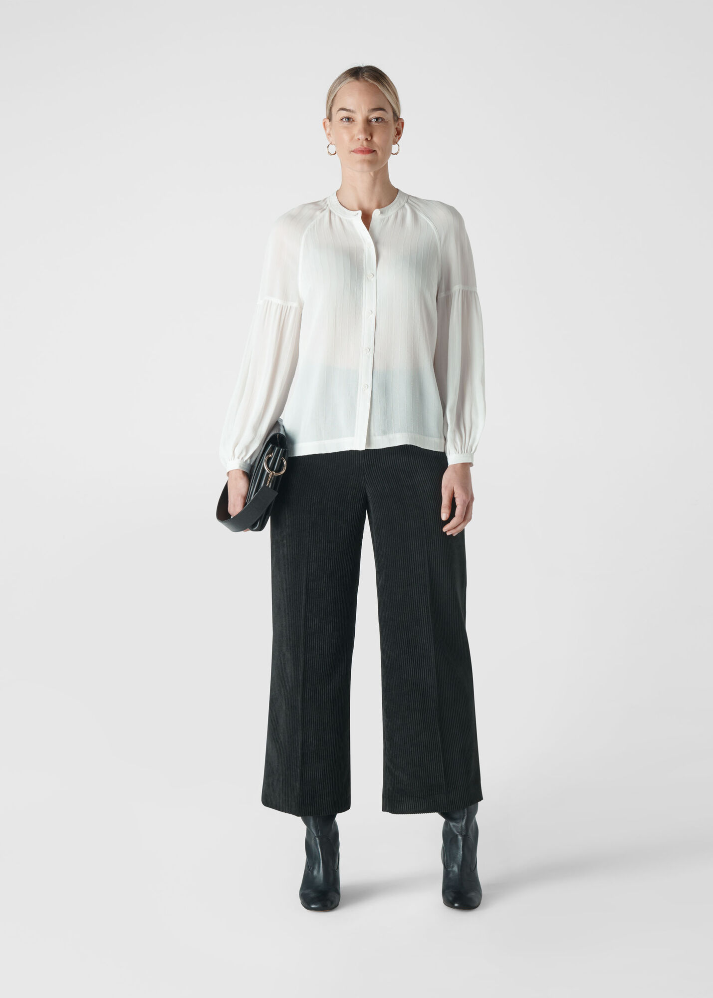 Whistles Women Cristen Stripe Blouse - White - 06