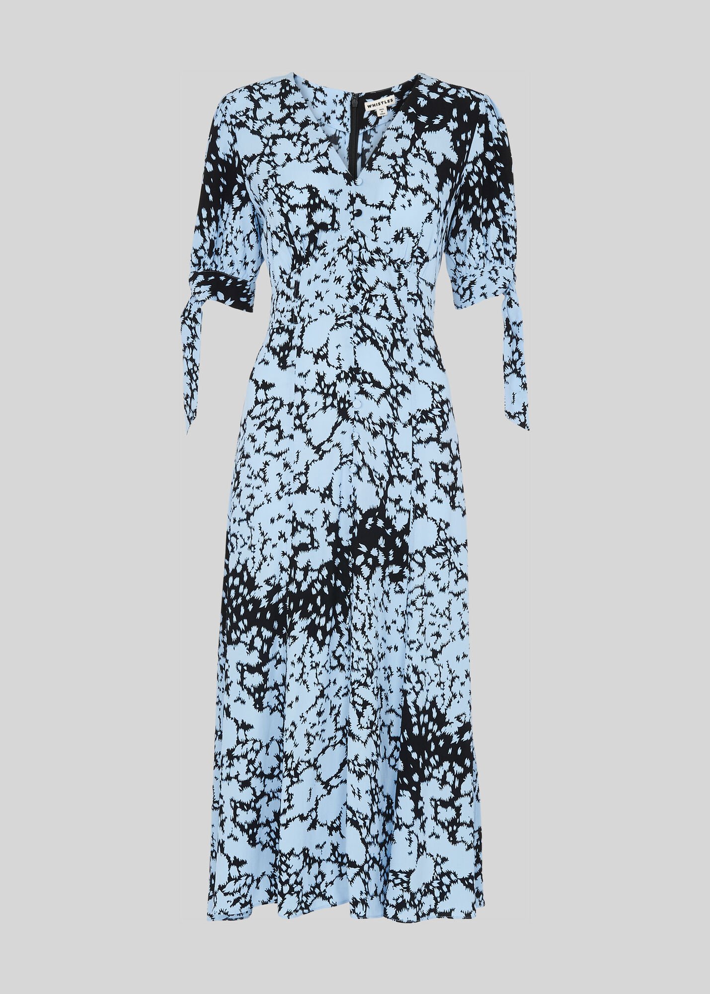 Blue/Multi Floral Animal Neave Dress | WHISTLES