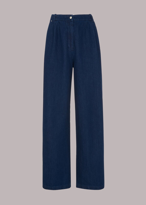 Nino Denim Wide Leg Trouser