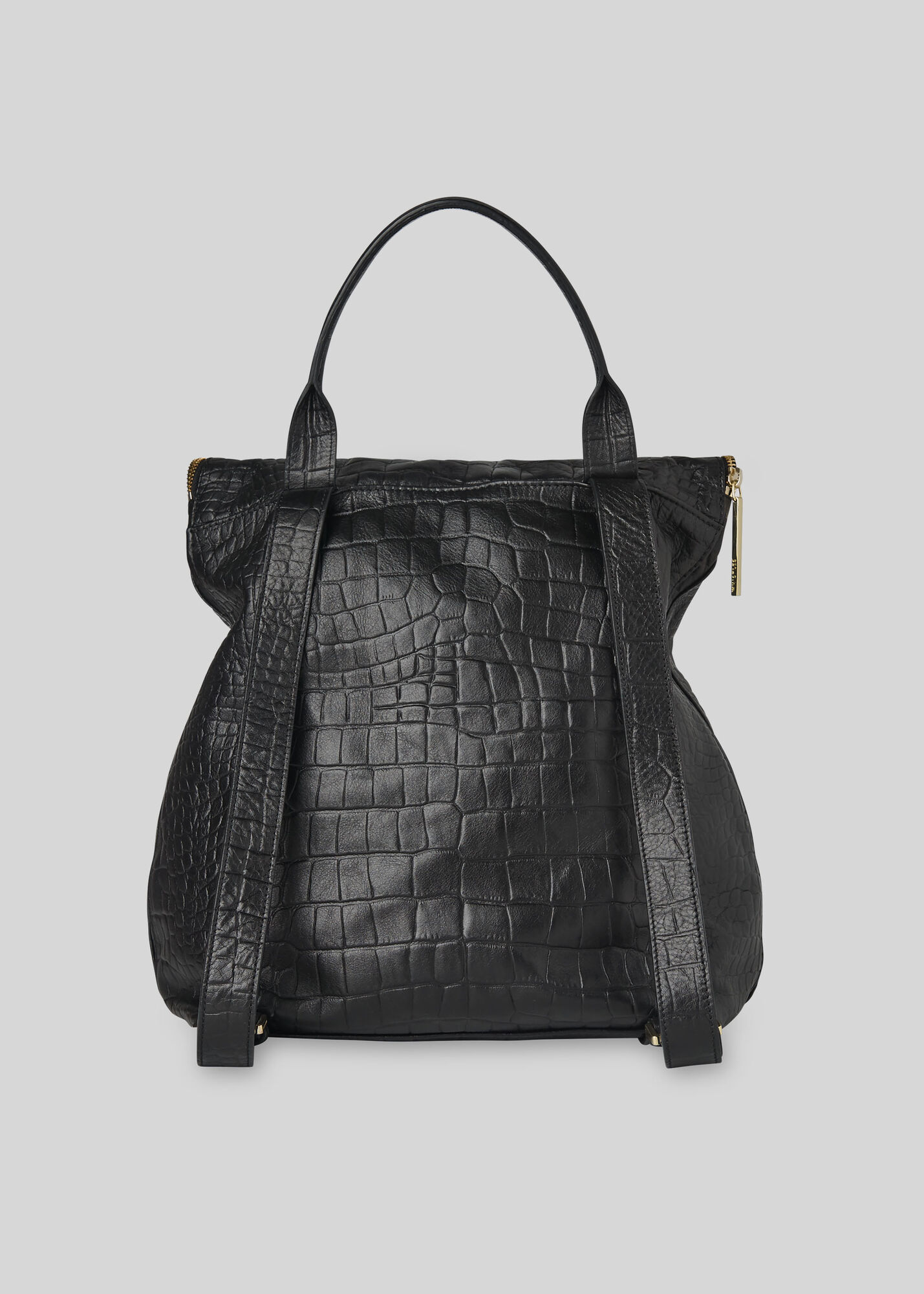Black Croc Verity Backpack WHISTLES