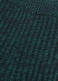 Rib Knit Marl Flare