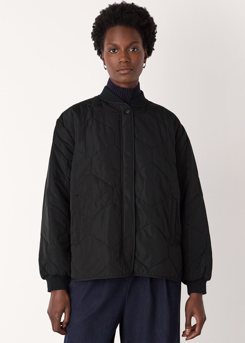 Ida Short Quilted Coat