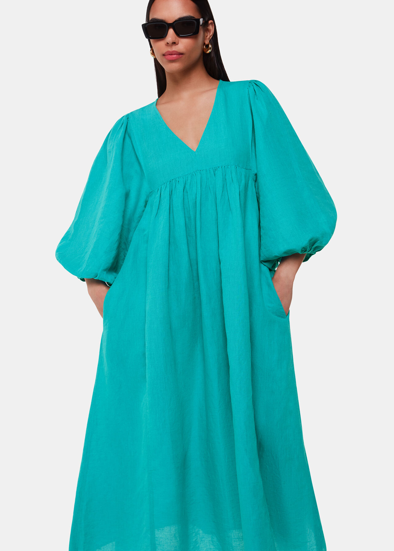 Gloria Linen Blend Dress