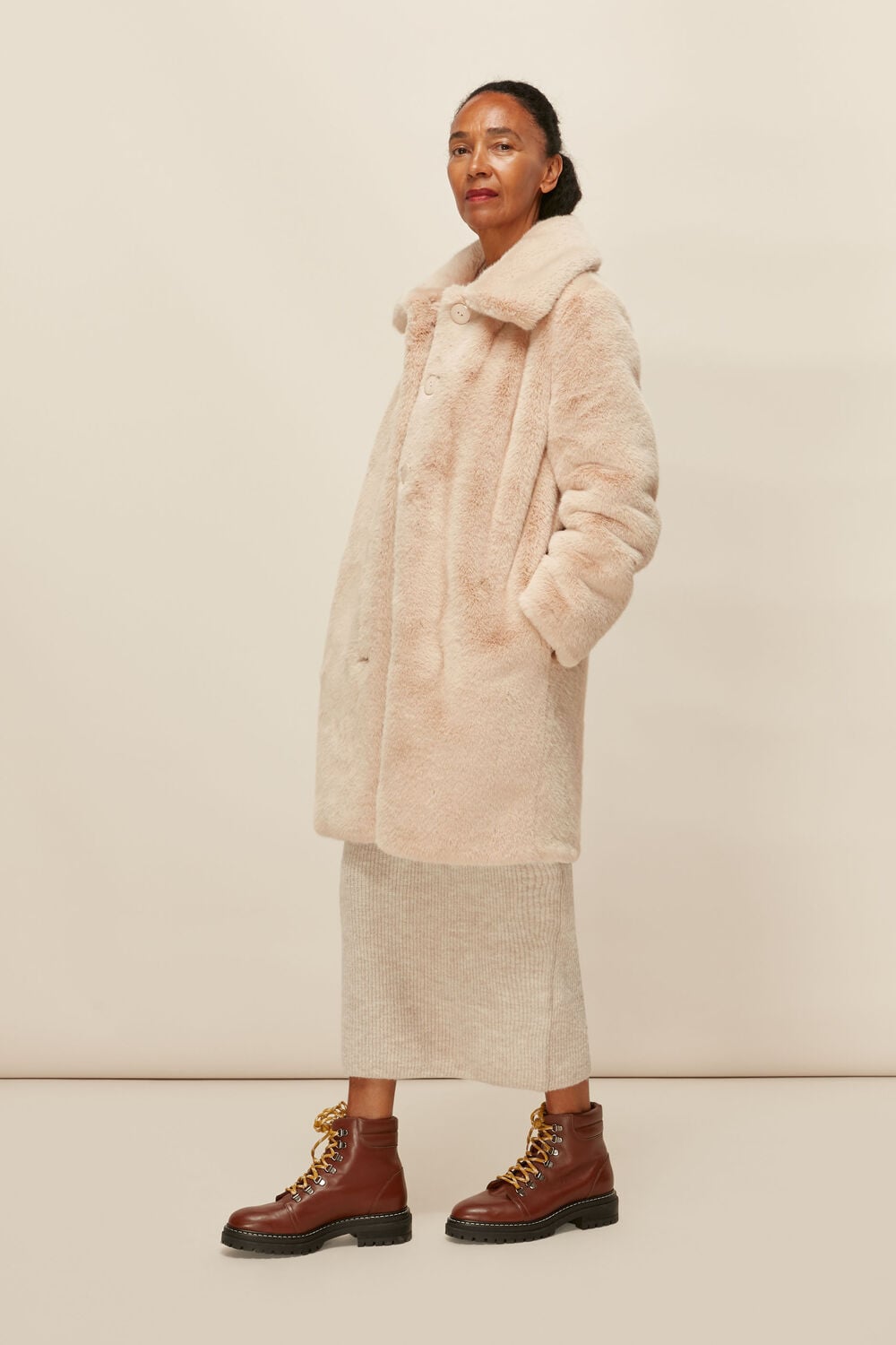 Faux Fur Coat