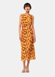 Photographic Daisy Midi Dress