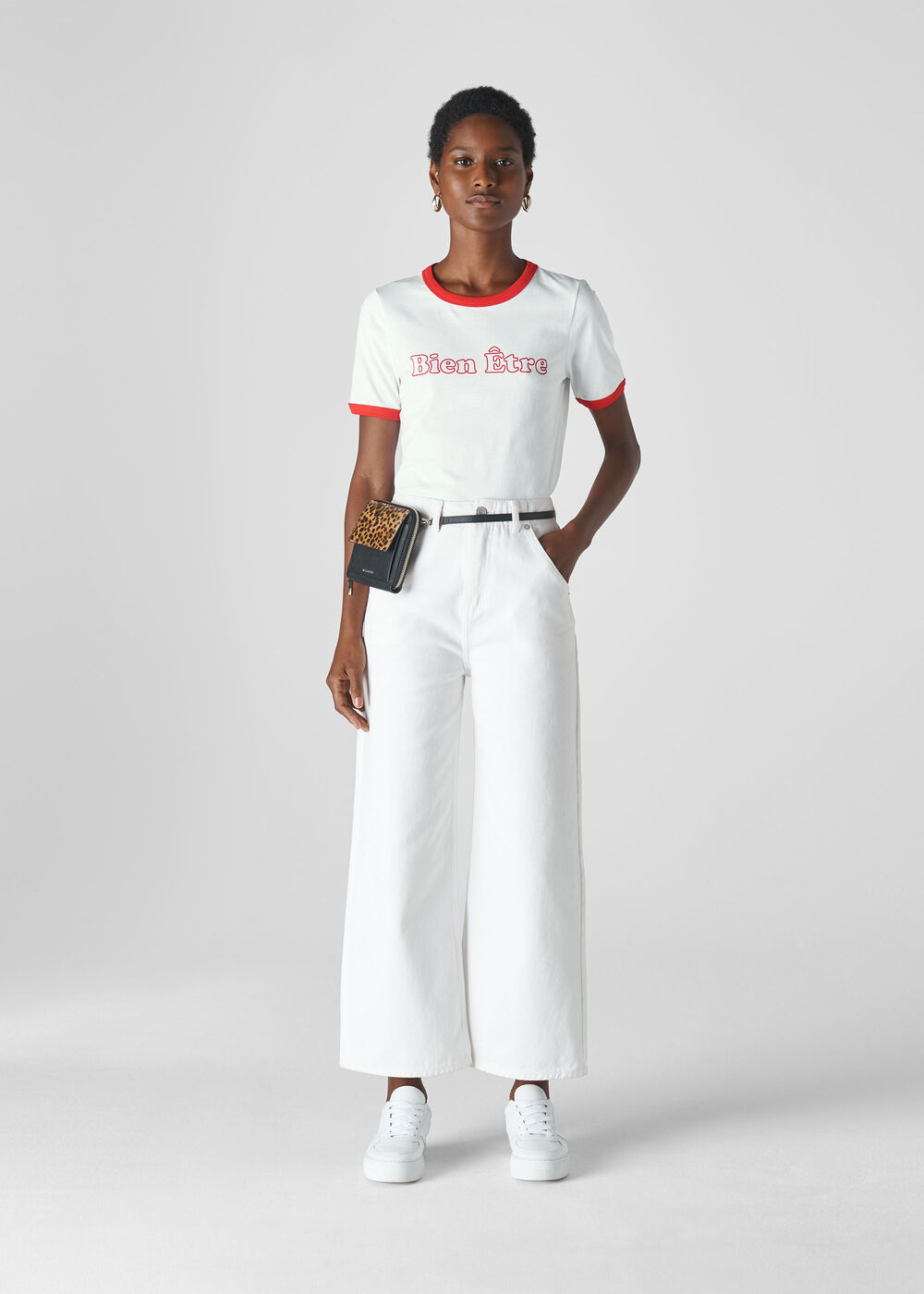 Bien Etre Logo Tee White