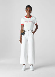 Bien Etre Logo Tee White