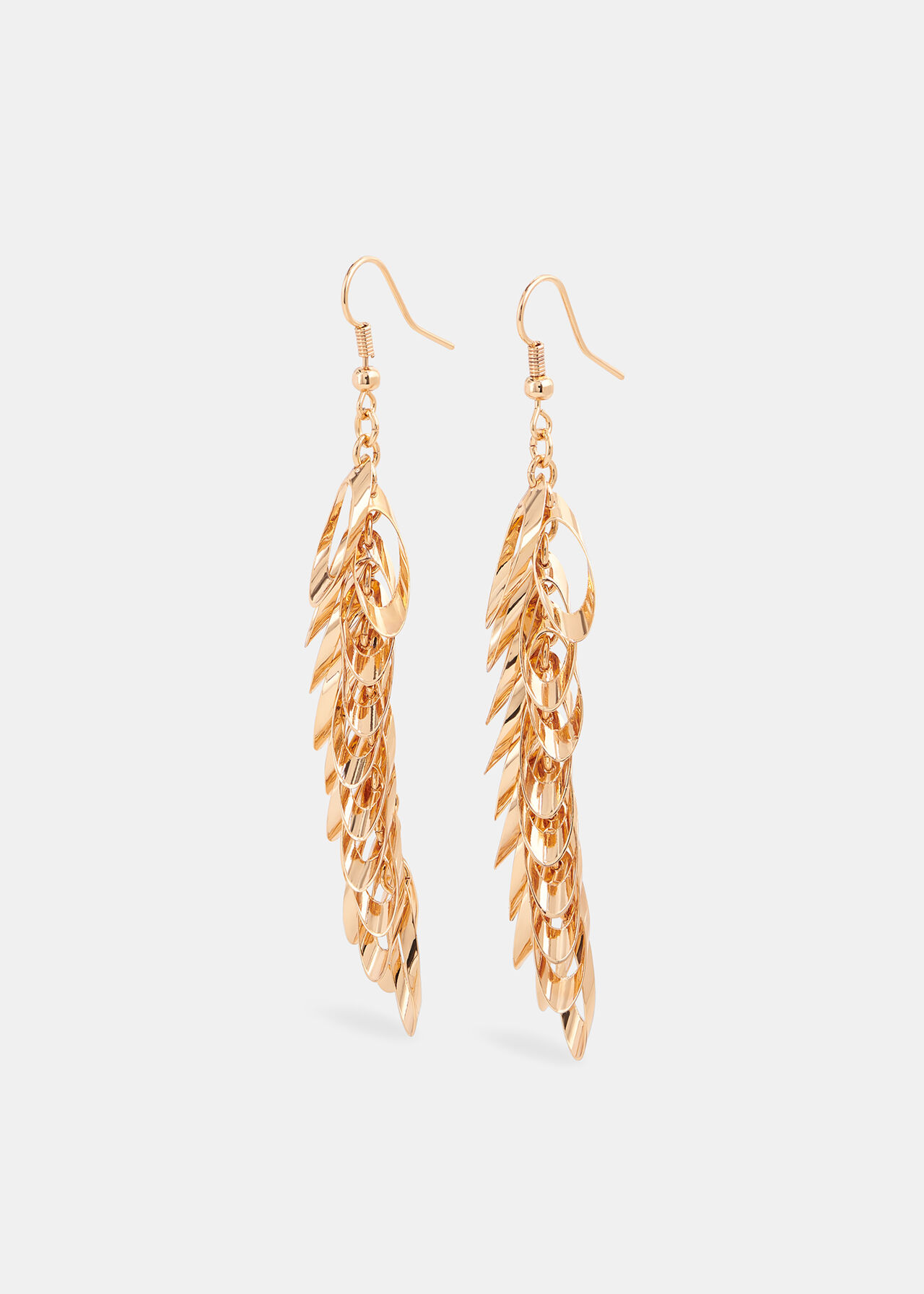 Feather Drop Earring