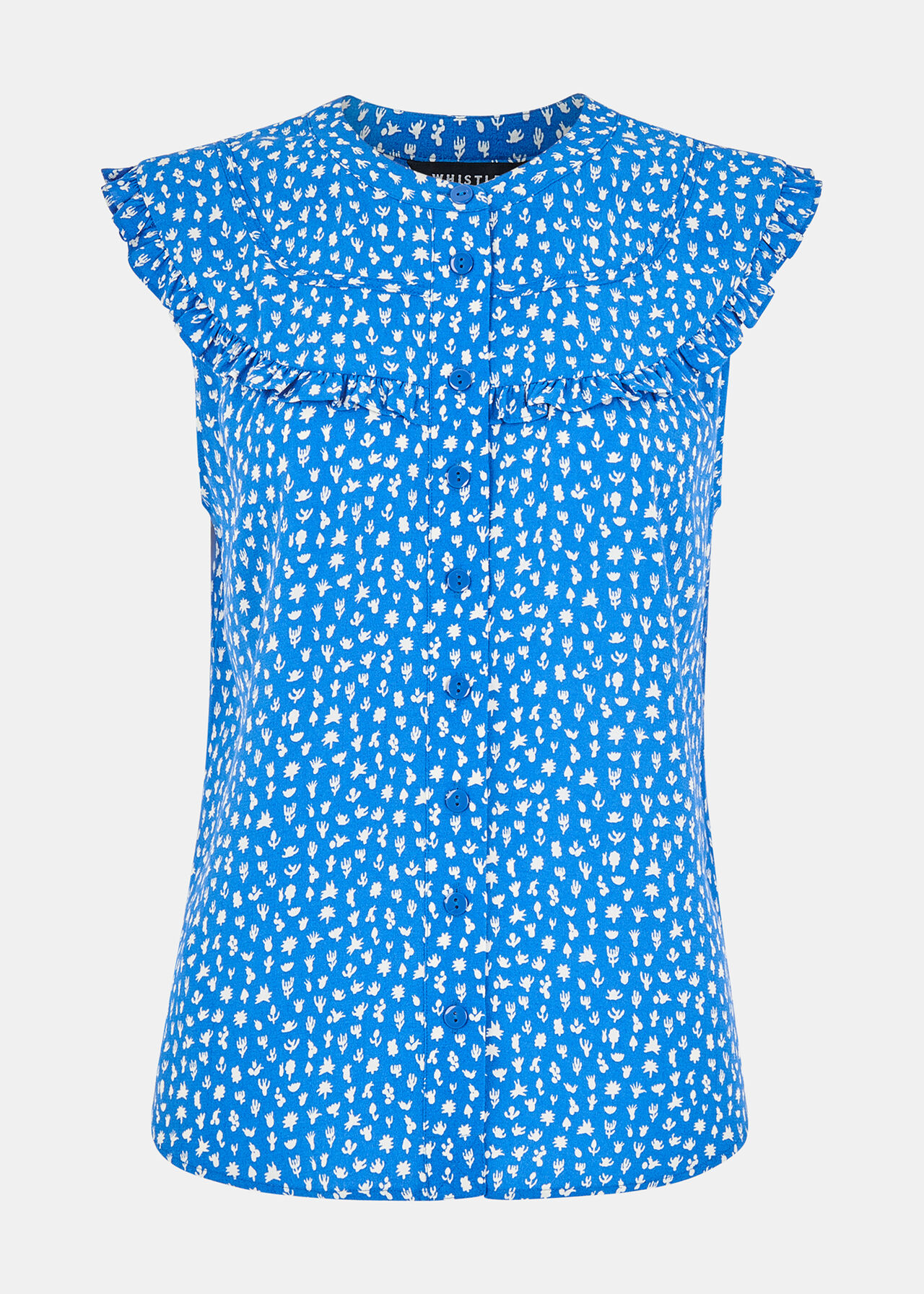 Micro Cactus Sleeveless Top