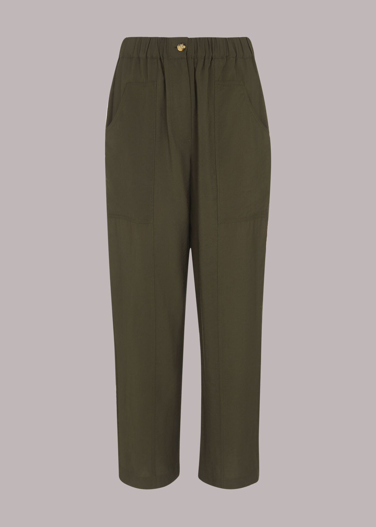 Khaki Easy Casual Trouser | WHISTLES