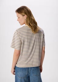 Stripe Relaxed Cotton T-shirt
