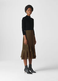 Confetti Heart Frill Skirt Yellow/Multi