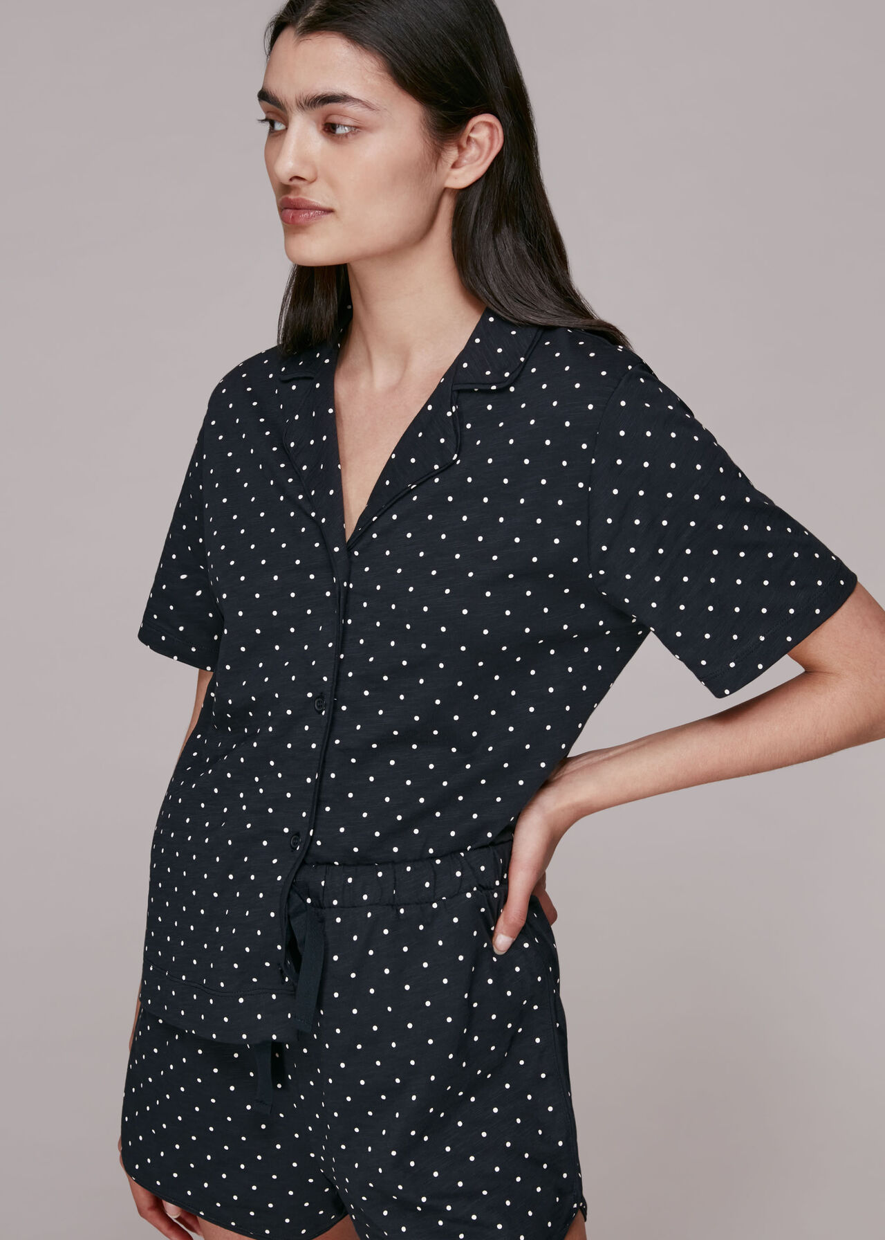 Spot Print Short Pyjamas