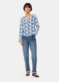Spun Triangle Blouse