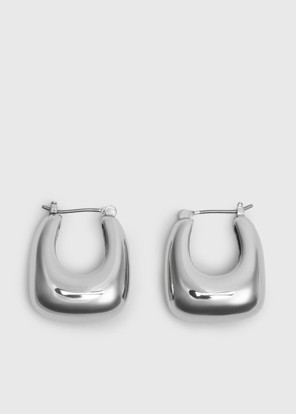 Chunky Curved Square Earring
