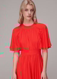 Amelia Cape Sleeve Dress