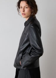 Kate Zip Leather Jacket