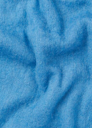 Open Weave Blanket Scarf Pale Blue