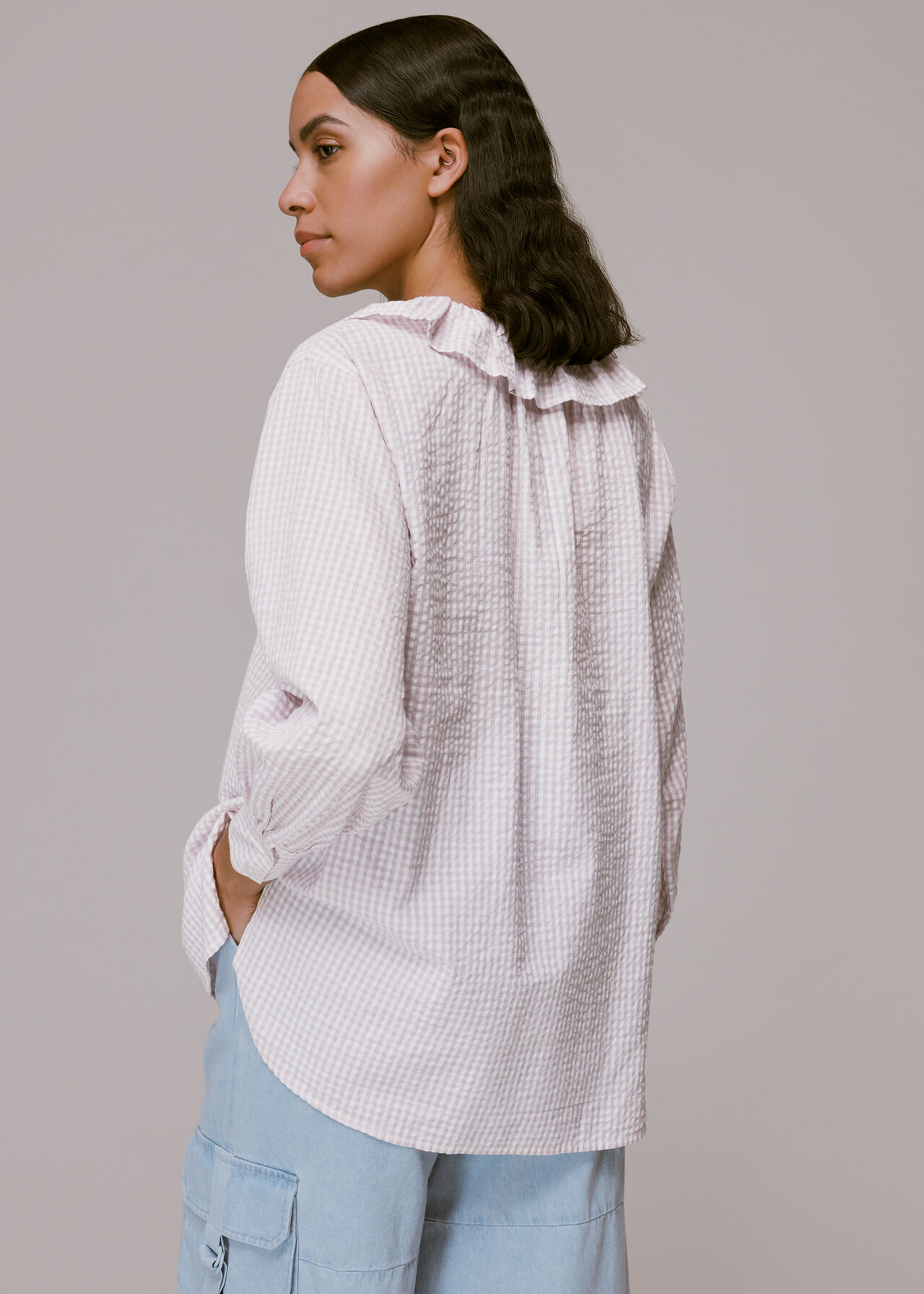 Francesca Check Blouse