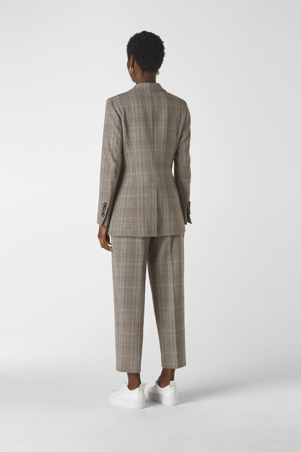Hourglass Check Blazer Multicolour