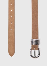 Suede Multi Ring Belt