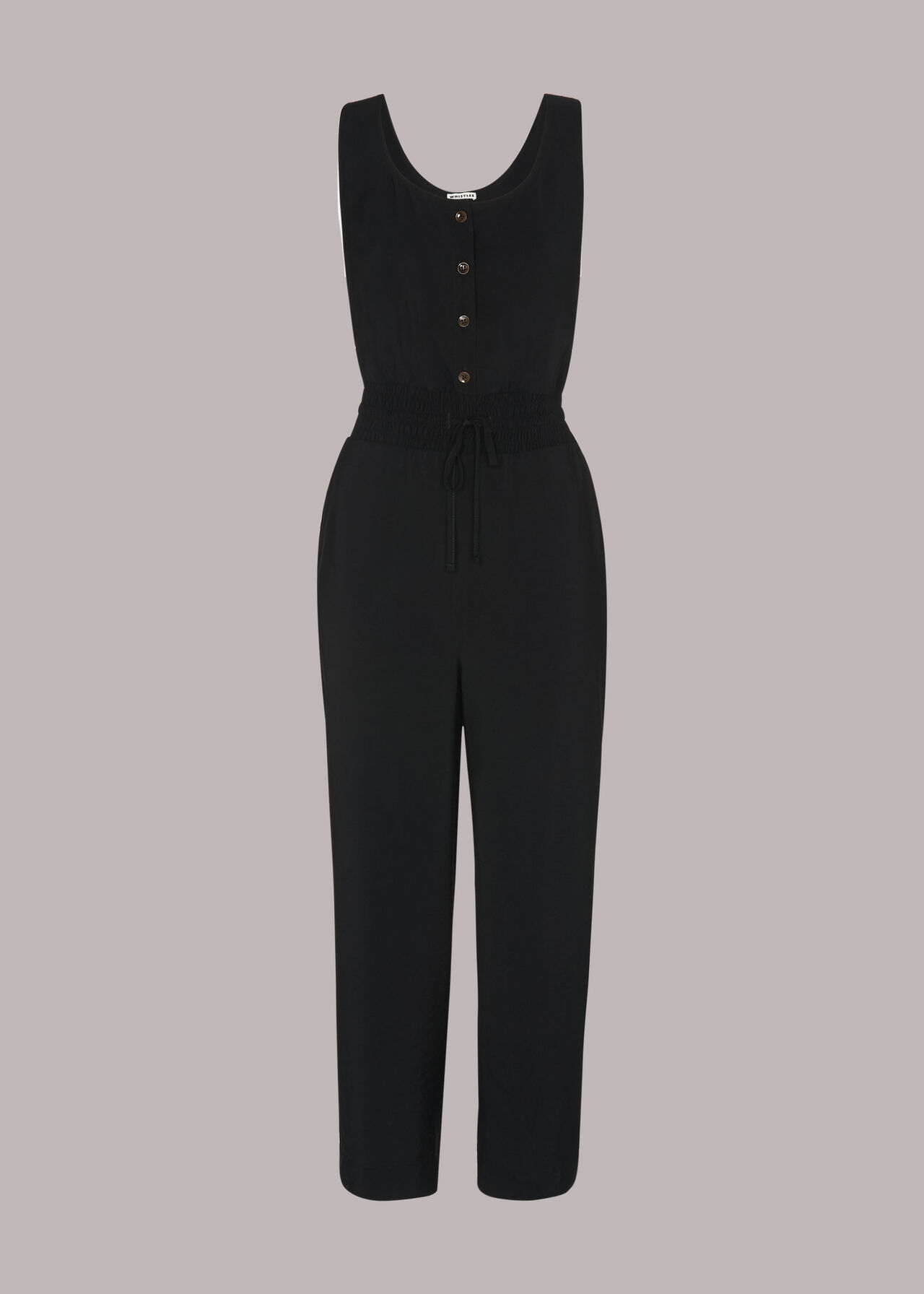 Quinn Casual Jumpsuit Black