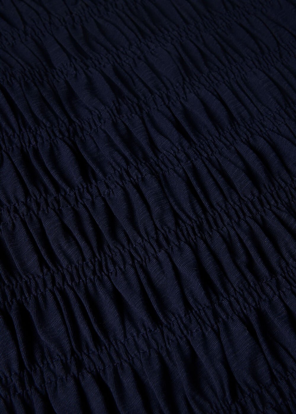 Jersey Shirred Midi Dress