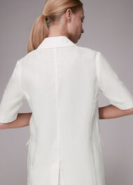 Short Sleeve Linen Jacket
