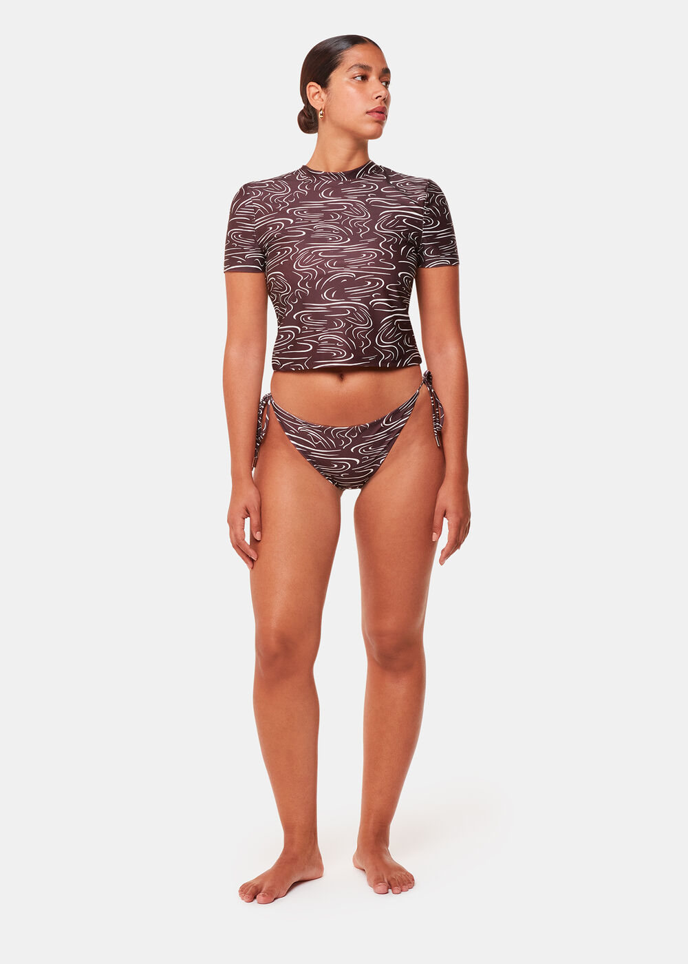 The Longing Wave Print Rash Vest