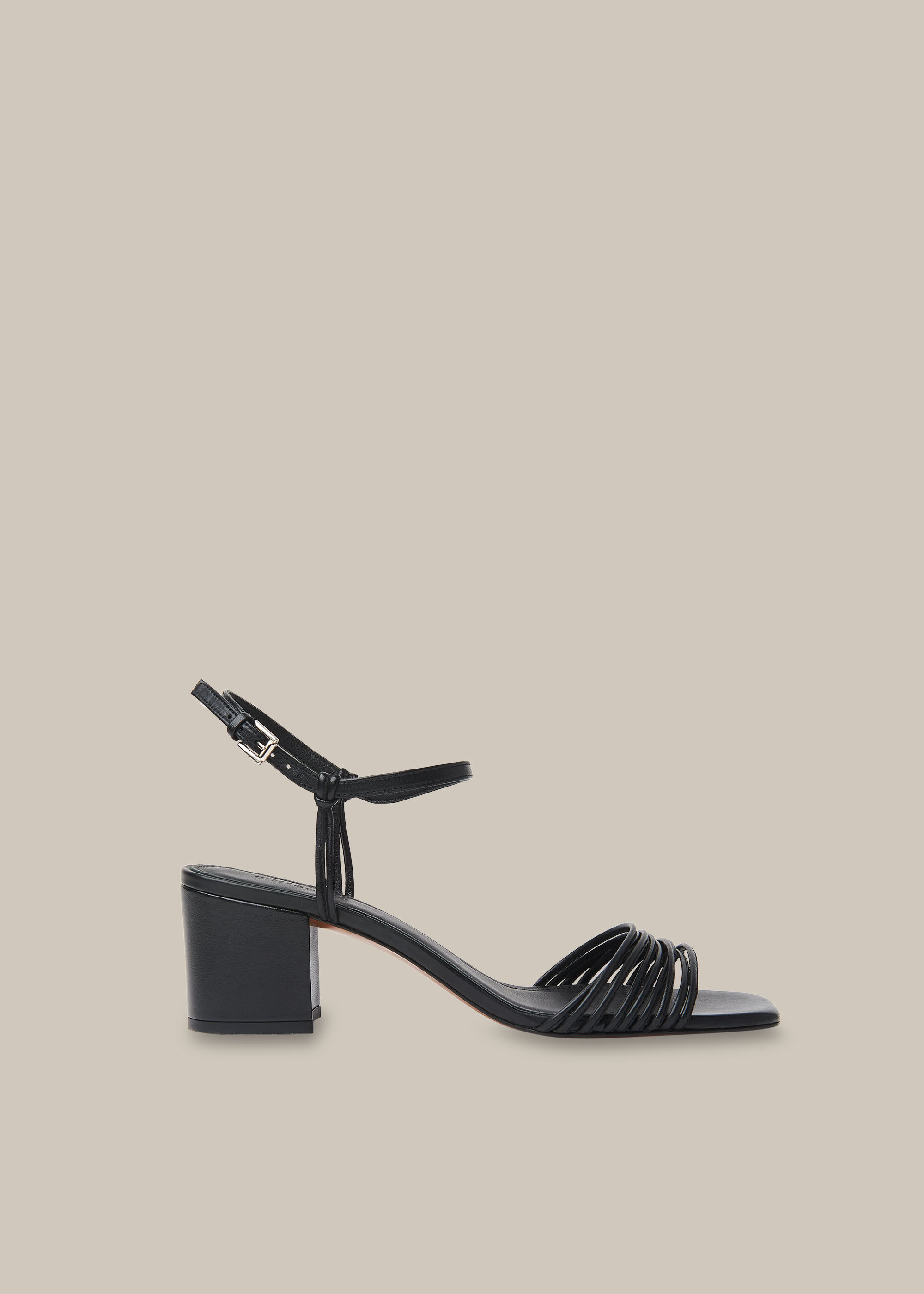 Multi strap block heel sandals discount