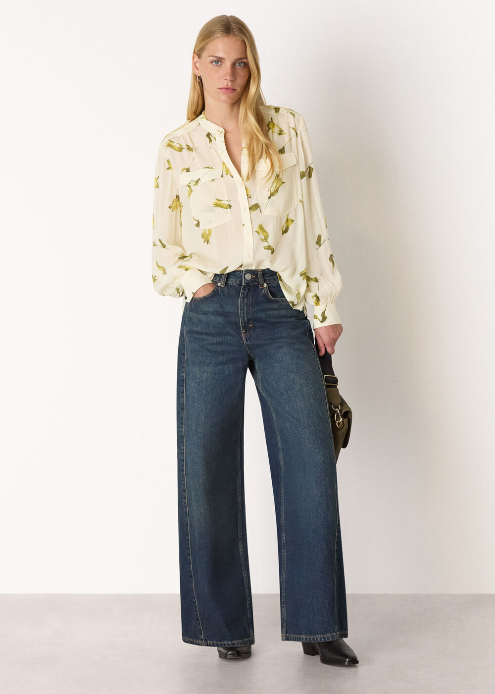 Floral Utility Blouse