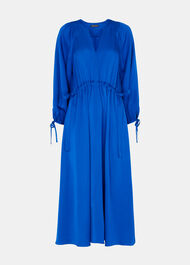 Molly Satin Ruched Dress