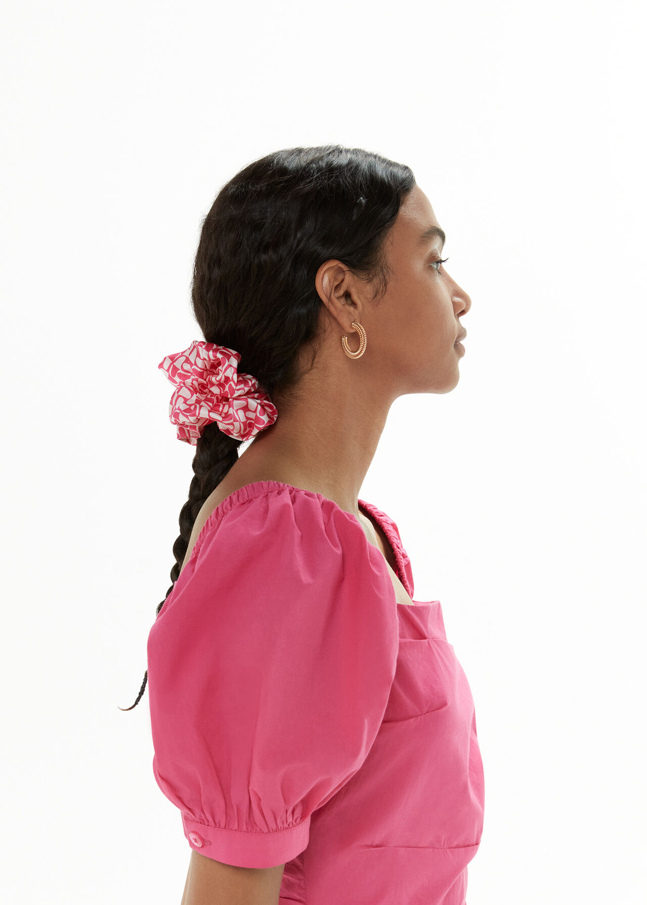 Silk Mix Scrunchie
