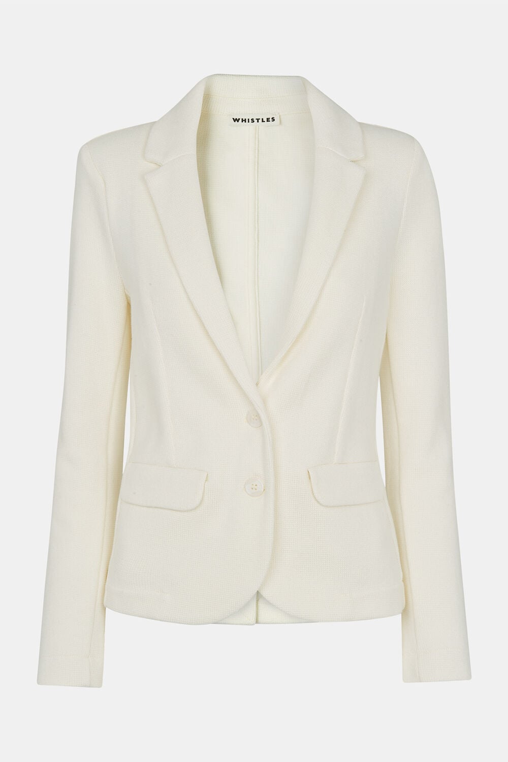 Slim Jersey Jacket Ivory